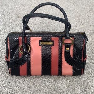 Isabella Fiore Pink Ombré/snake skin shoulder Bag